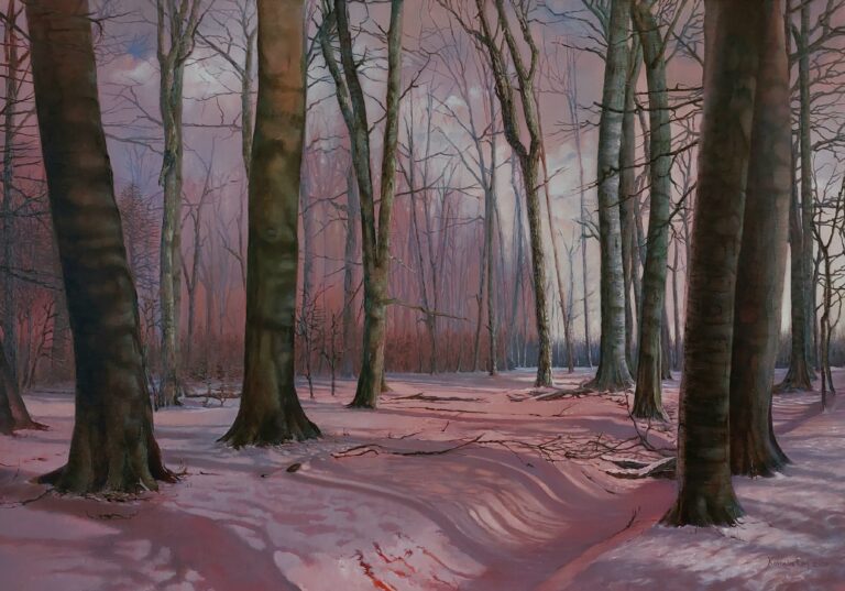 Kornelis Ram Schilderij Winterschaduwen II